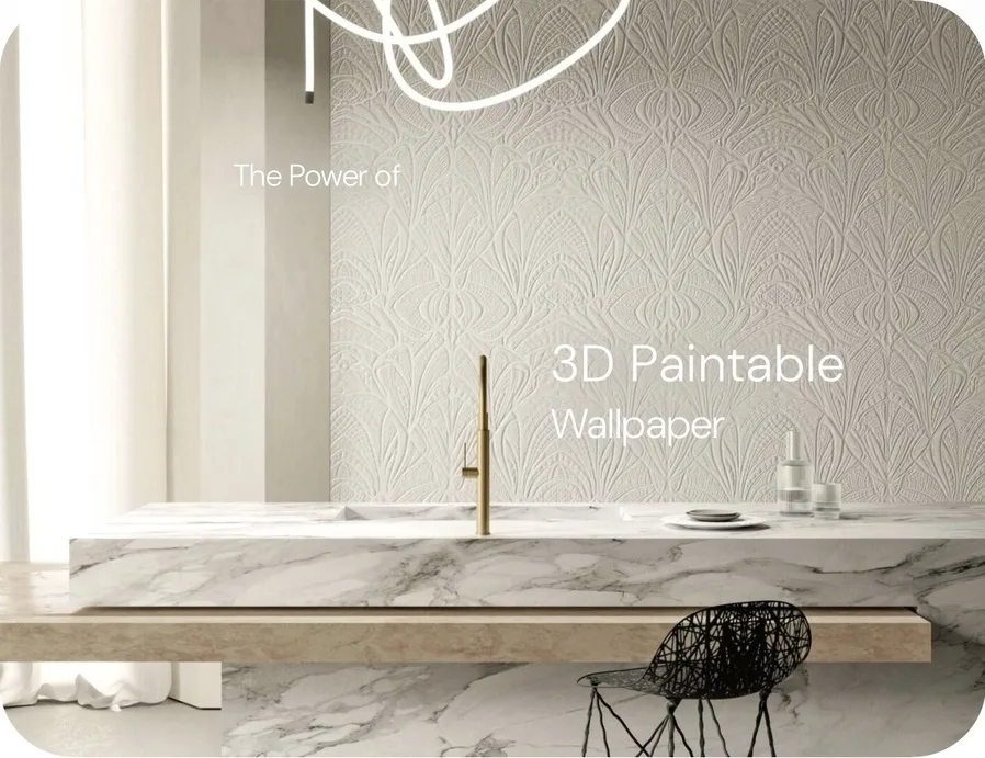 Honpo Power of 3D Paintable Wallpaper